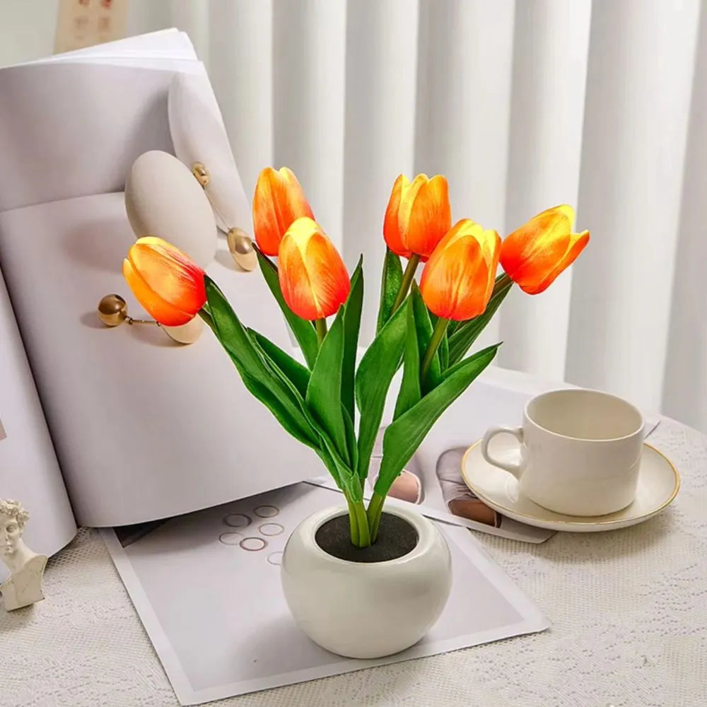 Lampada Decorativa Tulipano – Atmosfera Calda e Raffinata