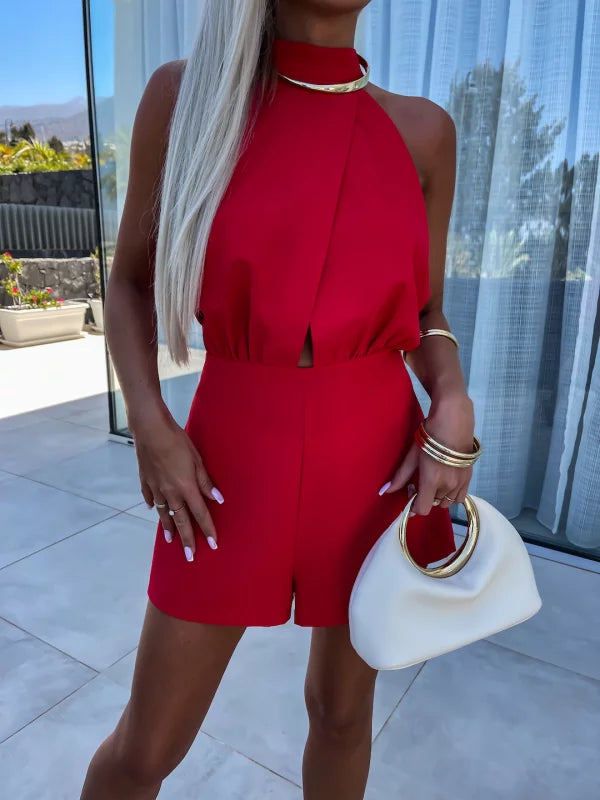 Dorcas | Elegancka Krótka Kombinezon – Odważny i Wyrafinowany Styl