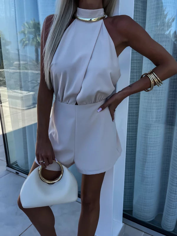 Dorcas | Elegancka Krótka Kombinezon – Odważny i Wyrafinowany Styl