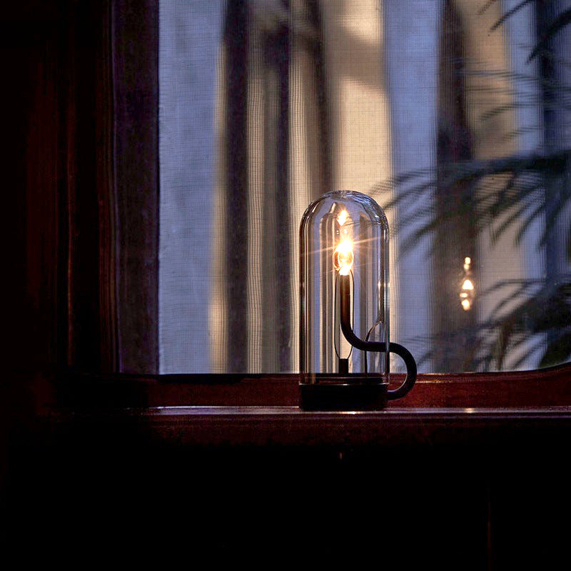Lâmpada de Mesa — Iluminação Aconchegante Efeito Chama