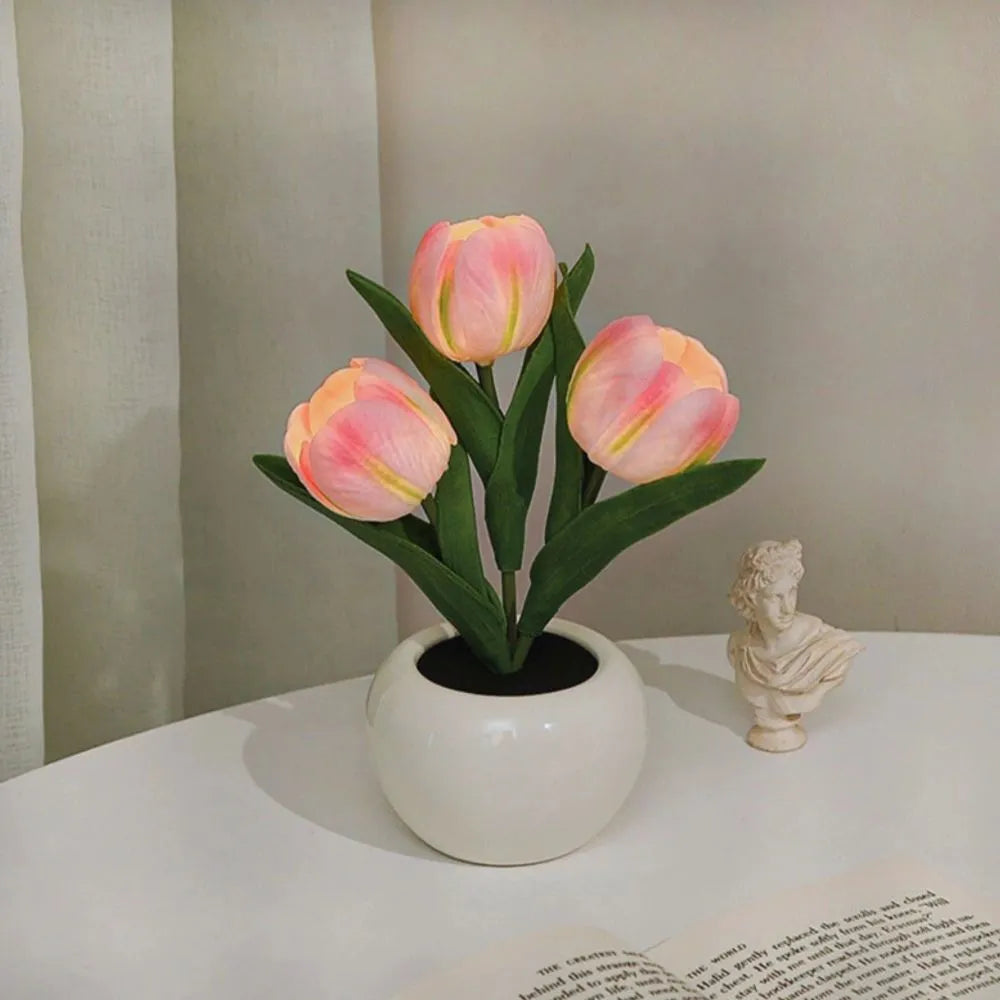 Lampada Decorativa Tulipano – Atmosfera Calda e Raffinata