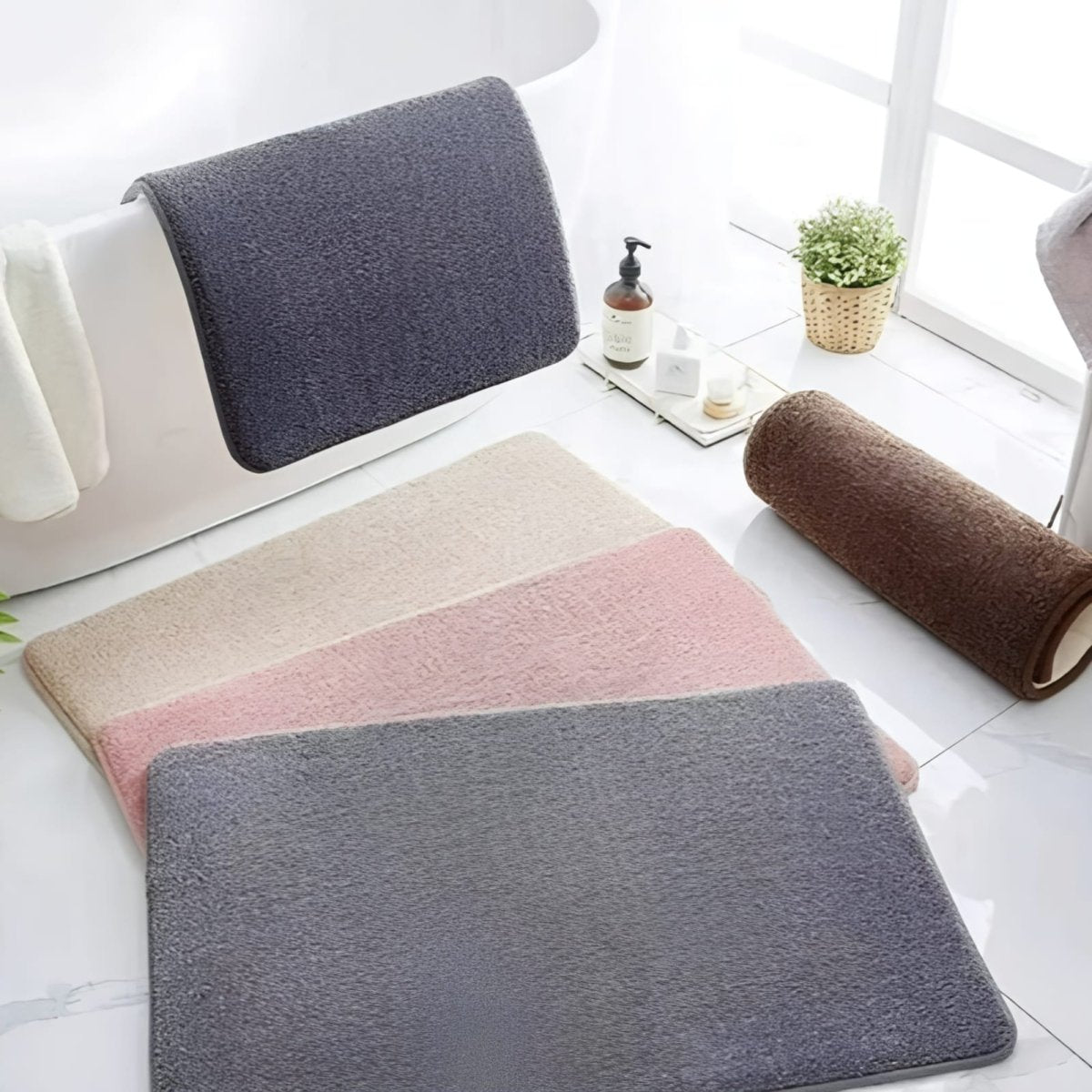 Alfombra de Baño Súper Absorbente Antideslizante – Confort y Seguridad Diaria