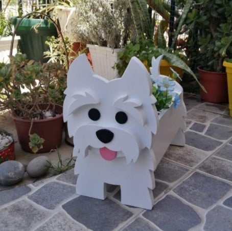 Oryginalny Doniczka na Kwiaty — Kształt Psa