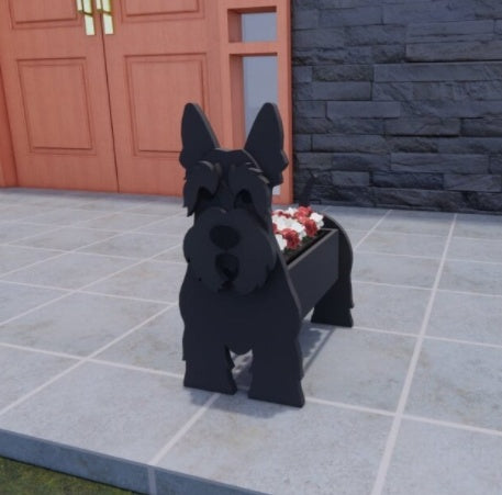 Oryginalny Doniczka na Kwiaty — Kształt Psa