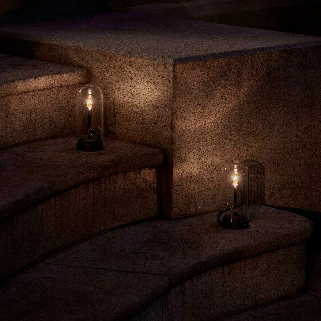 Lâmpada de Mesa — Iluminação Aconchegante Efeito Chama