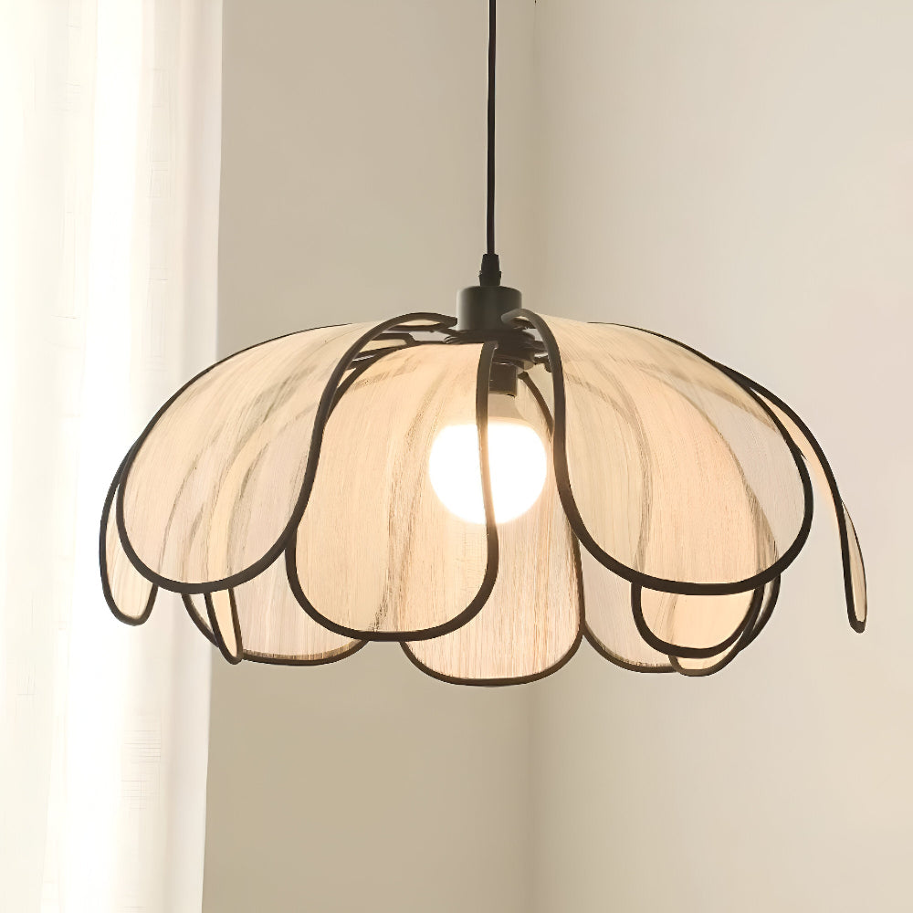 Lampă suspendată elegantă din răchită naturală - decor natural și iluminare armonioasă