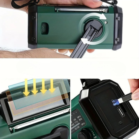 רדיו חירום רב תכליתי – אמינות ונוחות