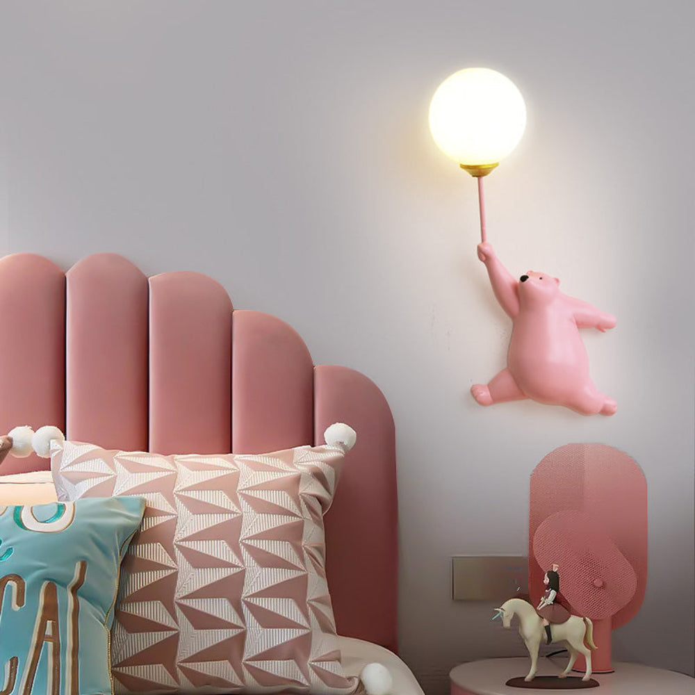Wandleuchte Ballon – Sanftheit und Fantasie für das Zimmer
