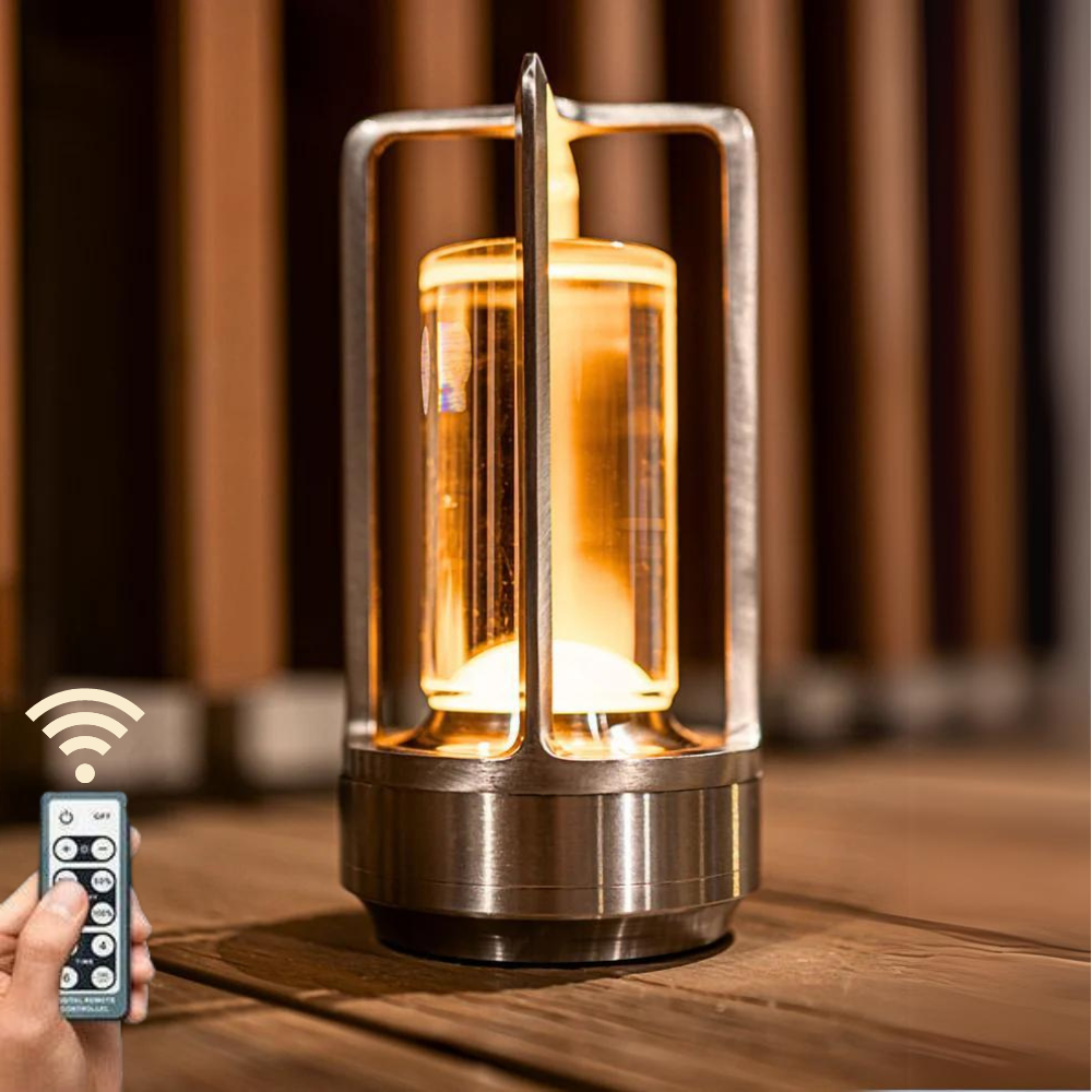 Lampa Stołowa Ładowalna – Przytłumione Światło i Ponadczasowy Styl