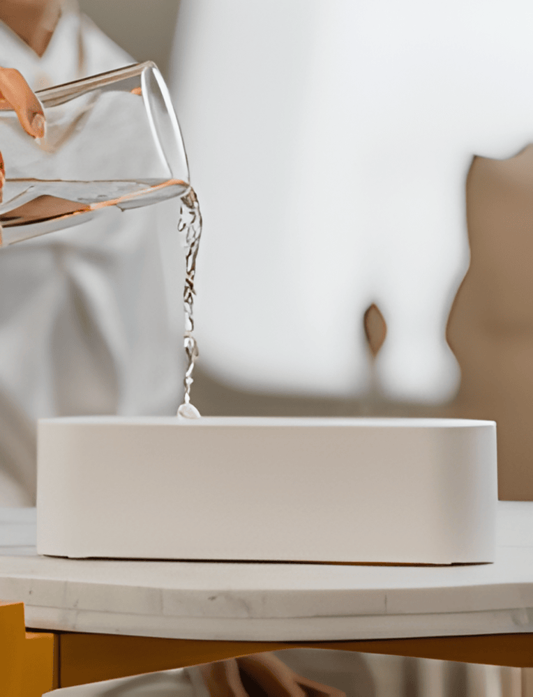 ناشر الروائح العطرية USB مع إضاءة LED متعددة الألوان - جو مريح ورذاذ خفيف