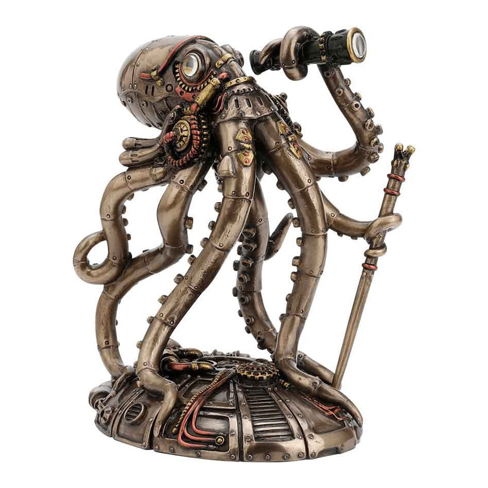 Dekorativblekksprutstatue – Original design og industriell atmosfære