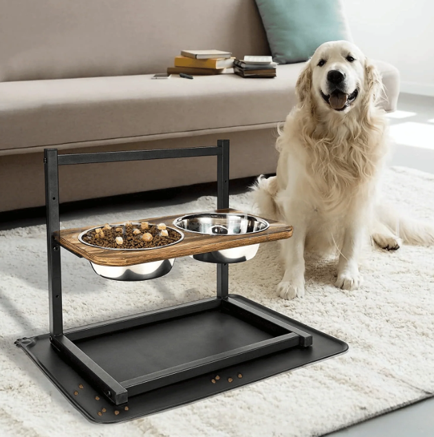 Justerbar Skålestøtte til Hund – Optimal Komfort