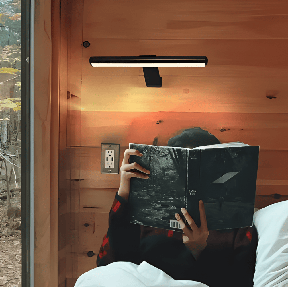 Lampada da parete a LED ricaricabile senza fili USB - Rotazione completa e comoda ricarica