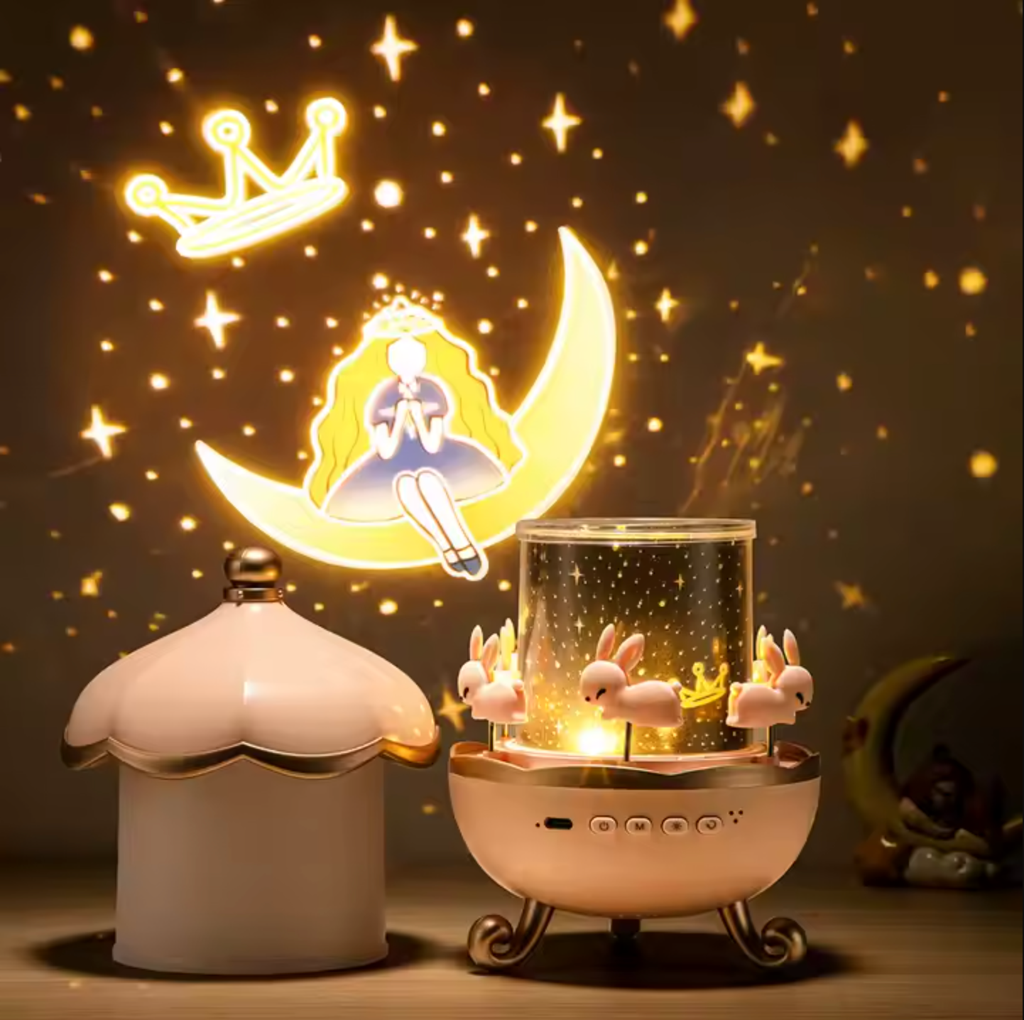 Proiector de Noapte — Cer Înstelat în Lumină
