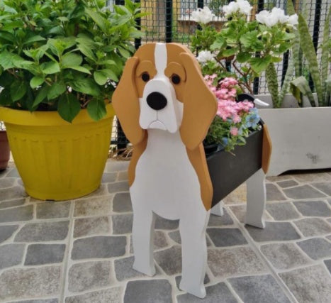 Oryginalny Doniczka na Kwiaty — Kształt Psa