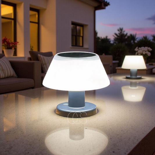 Lámpara de Mesa Solar Sin Cable – Ecológica y Práctica 