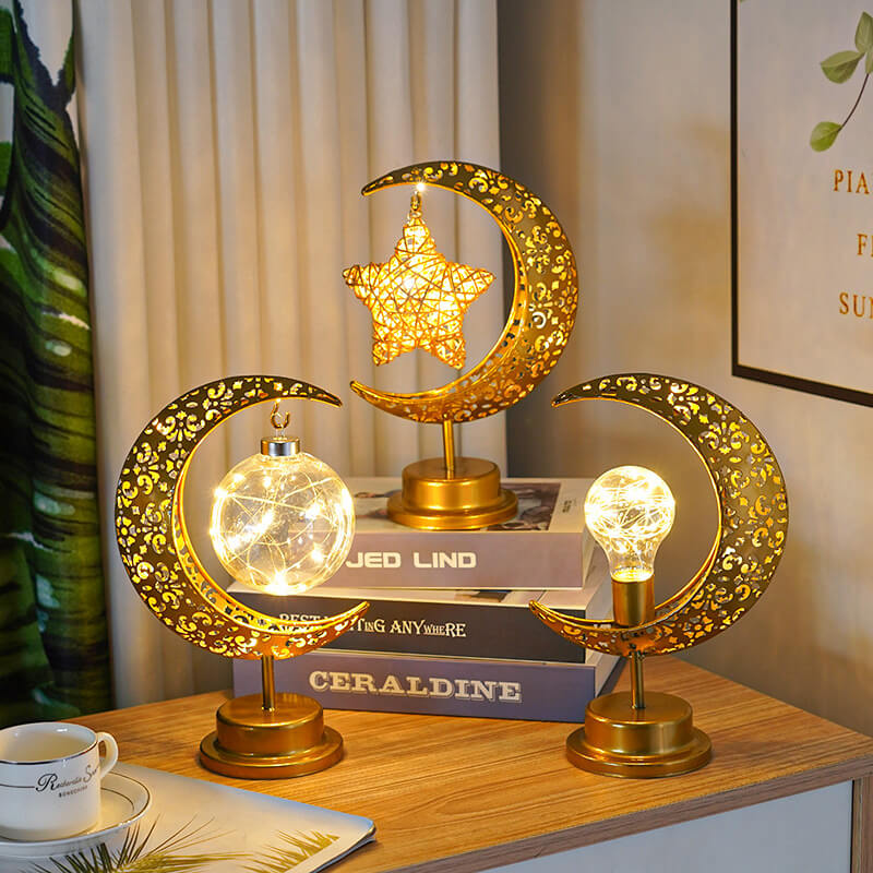 Lampe Lune Dorée - Magical glow & Enchanted ambience