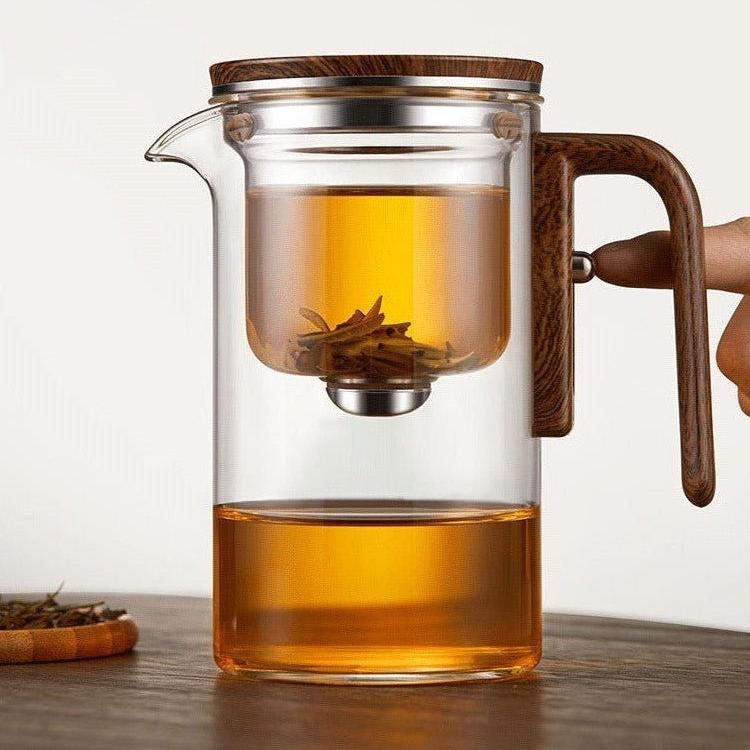 Lasiteekannu infuusorilla — Eleganssia ja yksinkertaisuutta arjessa 
