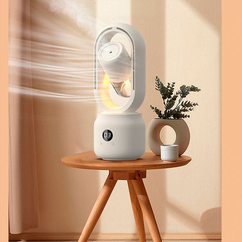 Ventilador Portátil Con Humidificador – Frescura y Confort Instantáneo 