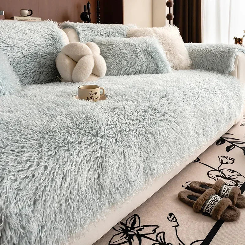Soft Plush Sofa Cover - confort absolut și stil elegant