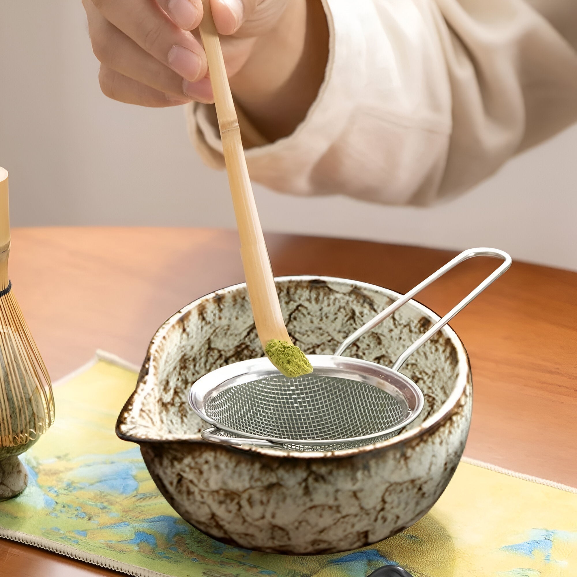 Matcha Zubereitungsset 6-teilig - Handwerkliche Eleganz Und Raffinierter Geschmack