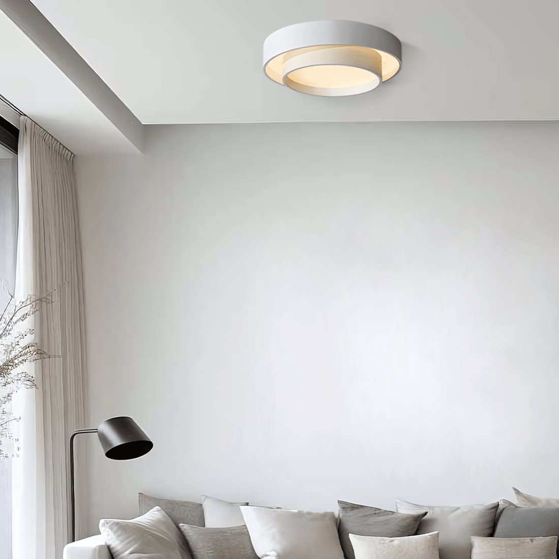 Lámpara de techo LED Disco – Luz y Confort Visual 