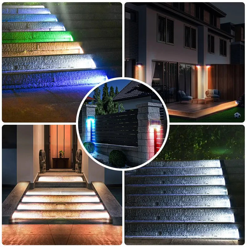 Outdoor Solar Wall Lights – Warm Atmosphere and Energy Saving 