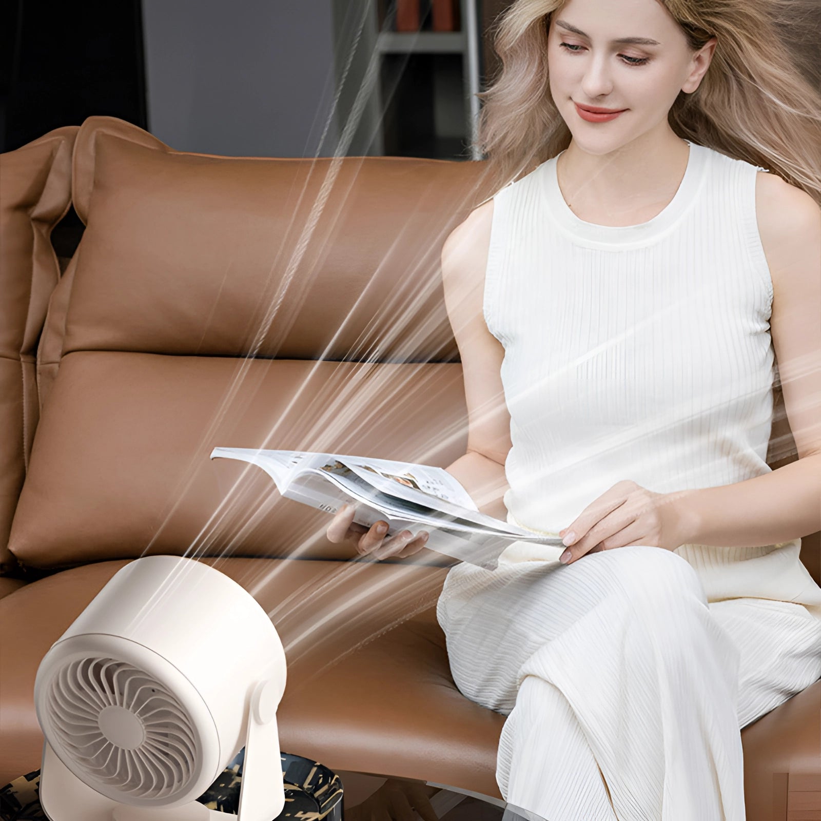 Bezlopatkový turbo ventilátor - tichý výkon a moderní design