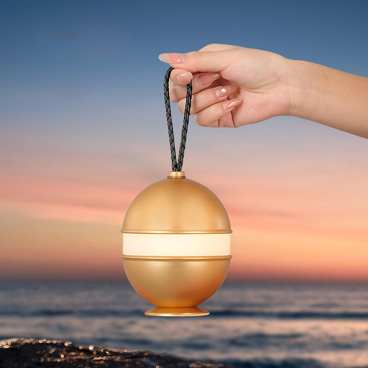 Lámpara Esfera Recargable - Diseño chic y luz relajante