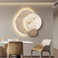 Stort Väggur – Modern Design Och Ambient LED-ljus 