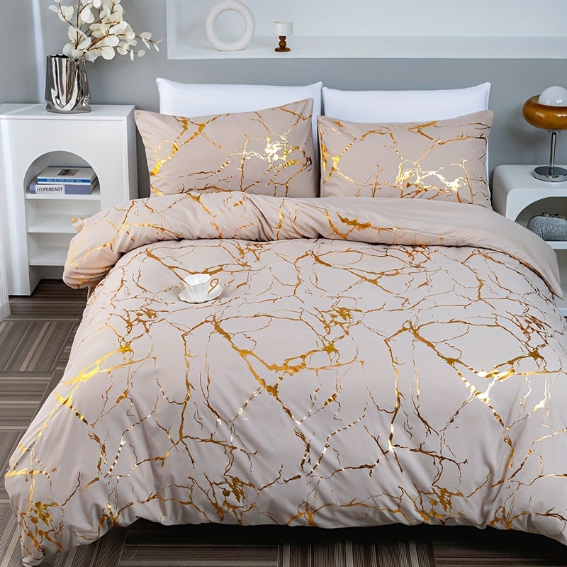 Marmorierte Bettwäsche – Mineralische Eleganz und raffinierter Komfort 