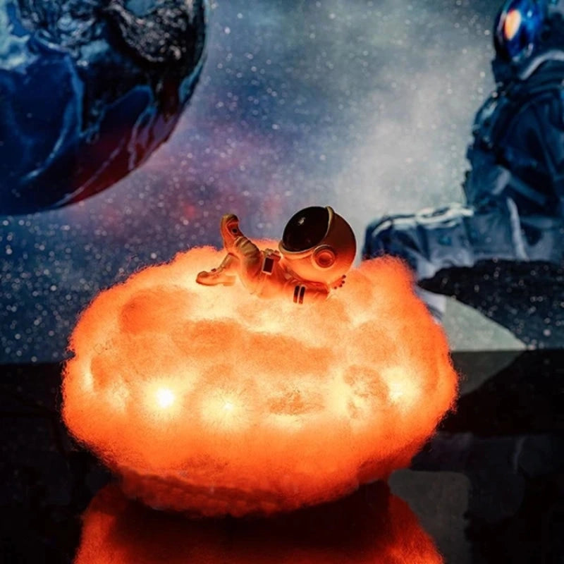 Lampa dekoracyjna Chmura Astronauta – świetlna i magiczna ucieczka 