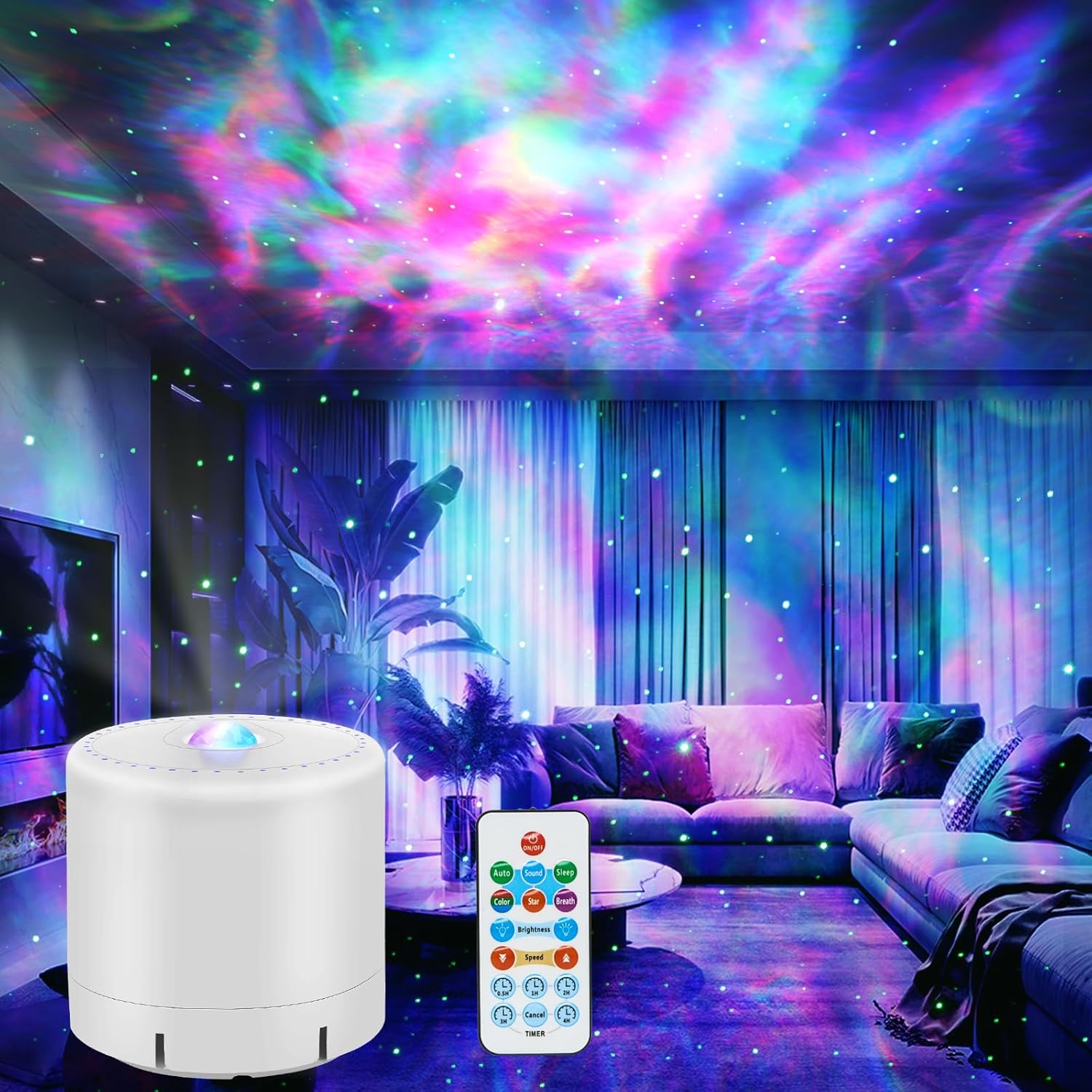 LED-projektor – Avslappende Galakseambiance 
