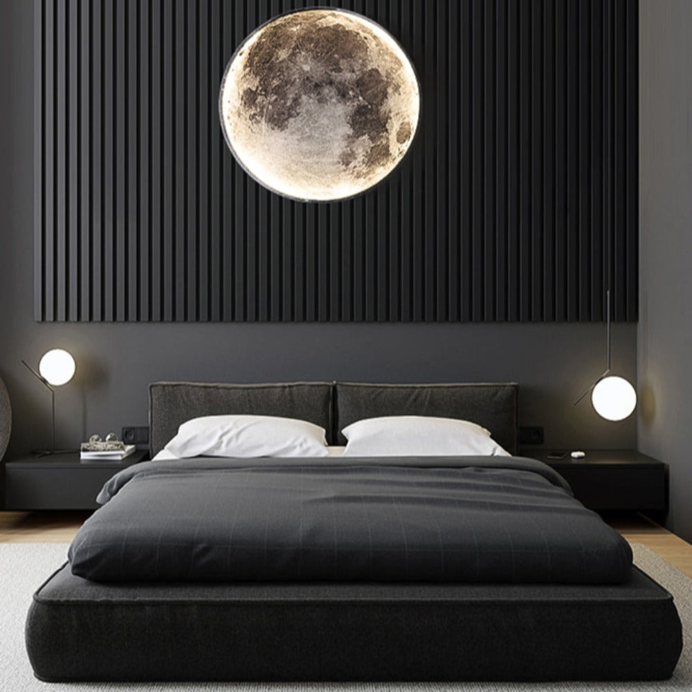 Lámpara de Pared 3D LED – Luna Para Un Ambiente Único 
