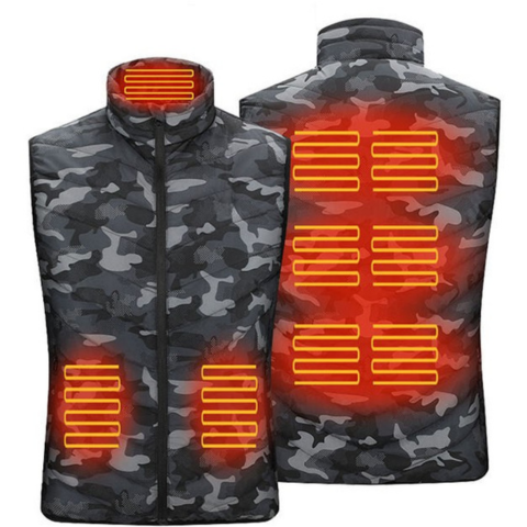 Unisex varmevest - justerbar temperatur og moderne stil