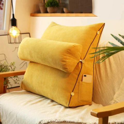 Coussin De Soutien Dorsal – Forme En Coin Pour Une Posture Idéale