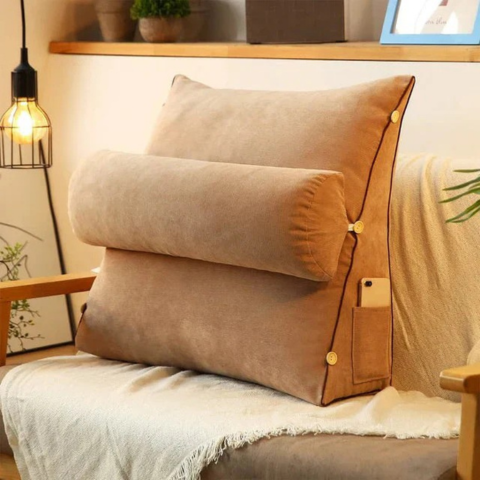 Coussin De Soutien Dorsal – Forme En Coin Pour Une Posture Idéale