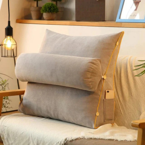 Coussin De Soutien Dorsal – Forme En Coin Pour Une Posture Idéale