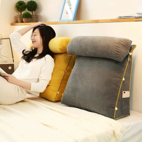 Coussin De Soutien Dorsal – Forme En Coin Pour Une Posture Idéale