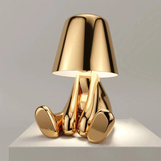 Moderne Bordlampe – Minimalistisk Elegance Og Blødt Lys 