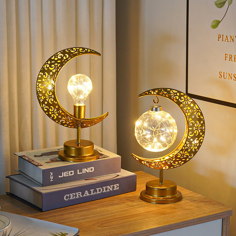 Lampe Lune Dorée - Magical glow & Enchanted ambience
