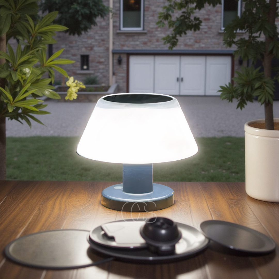 Lámpara de Mesa Solar Sin Cable – Ecológica y Práctica 