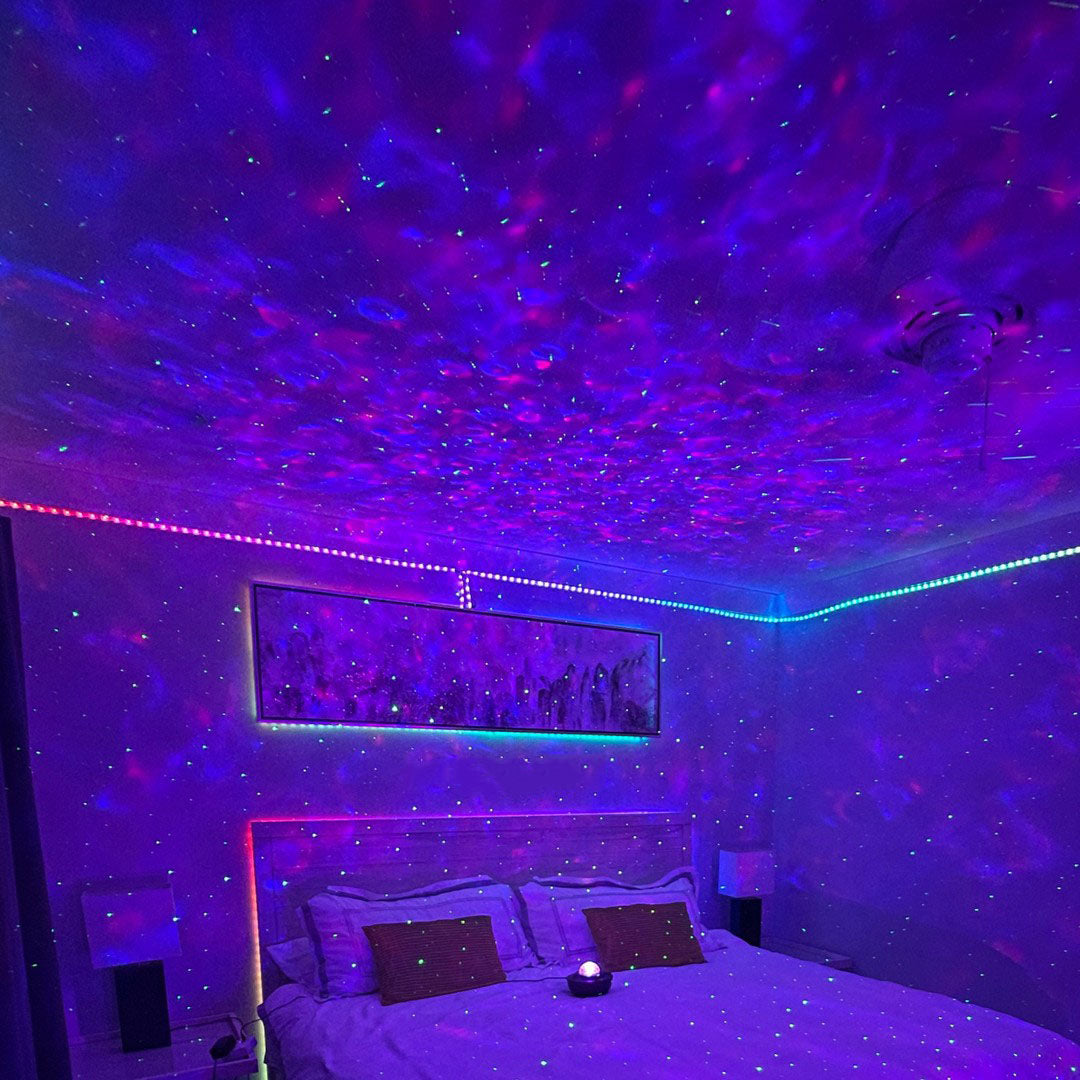 Proiector de lumină Galaxy - Decorațiune iluminantă și liniștitoare