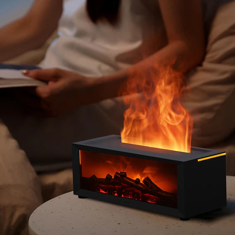 Difuzér vôní Efekt plameňa – Teplá a relaxačná atmosféra 