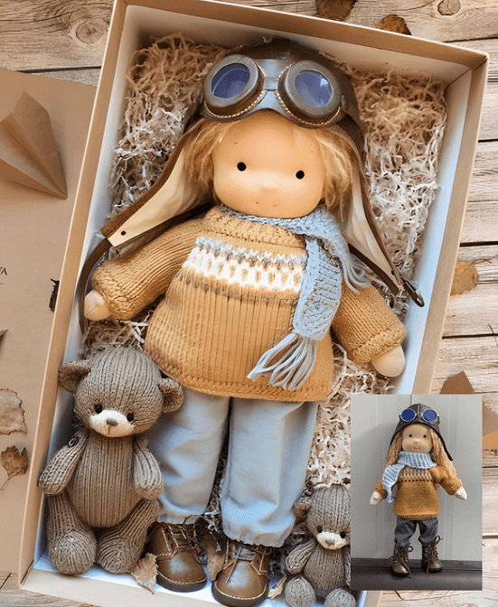 Handgefertigte Puppe – Poetisches und Authentisches Geschenk 