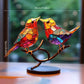 Adorno Decorativo – Aves Posadas Sobre Una Rama 