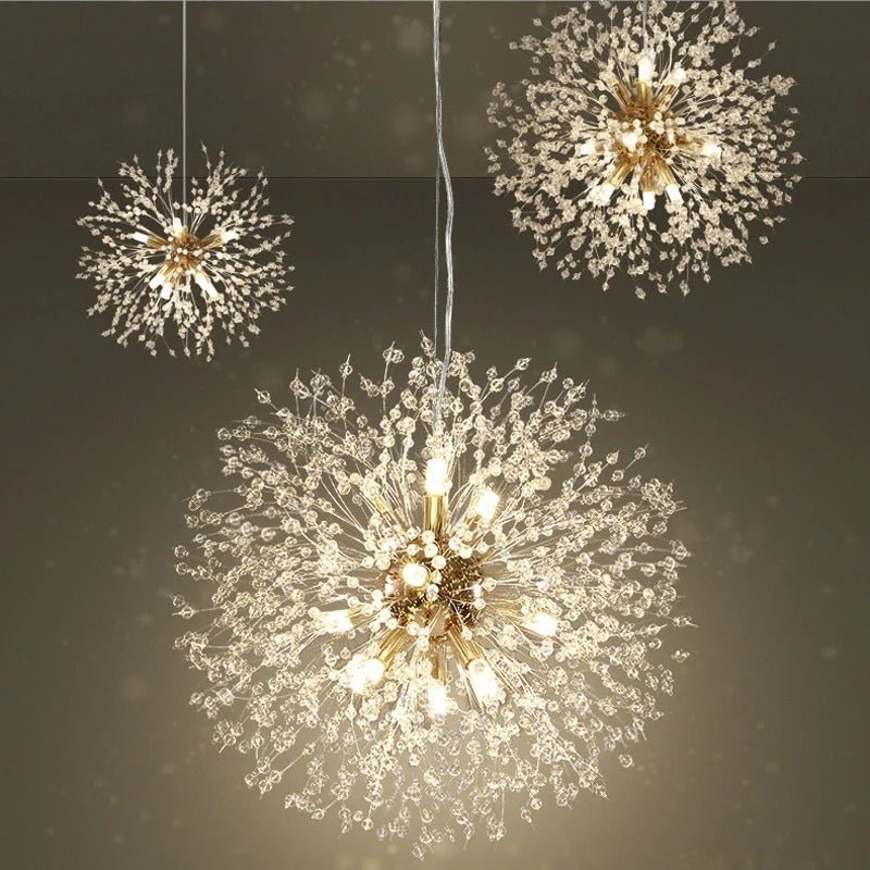 Lámpara de Cristal Colgante – Elegancia y Brillo Atemporal 
