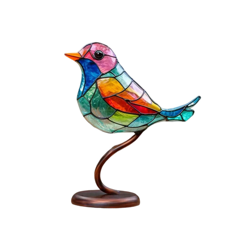 Adorno Decorativo – Aves Posadas Sobre Una Rama 
