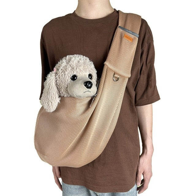 Ademend Transporttas Voor Honden – Comfortabele Schouderband En Optimale Ventilatie 