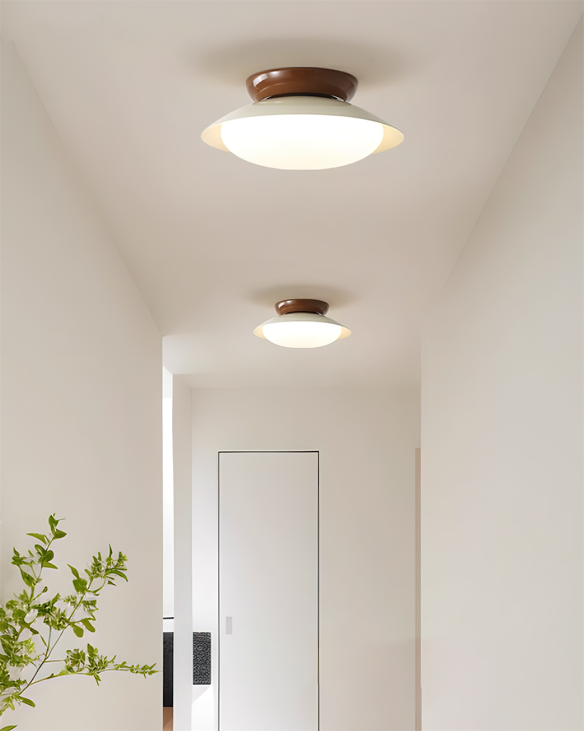 Plafón LED redondo - Resplandor natural y discreta elegancia